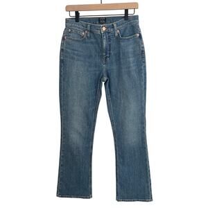 ♥️ J. Crew Factory Mid-Rise Flare Crop Jeans Women Size 26